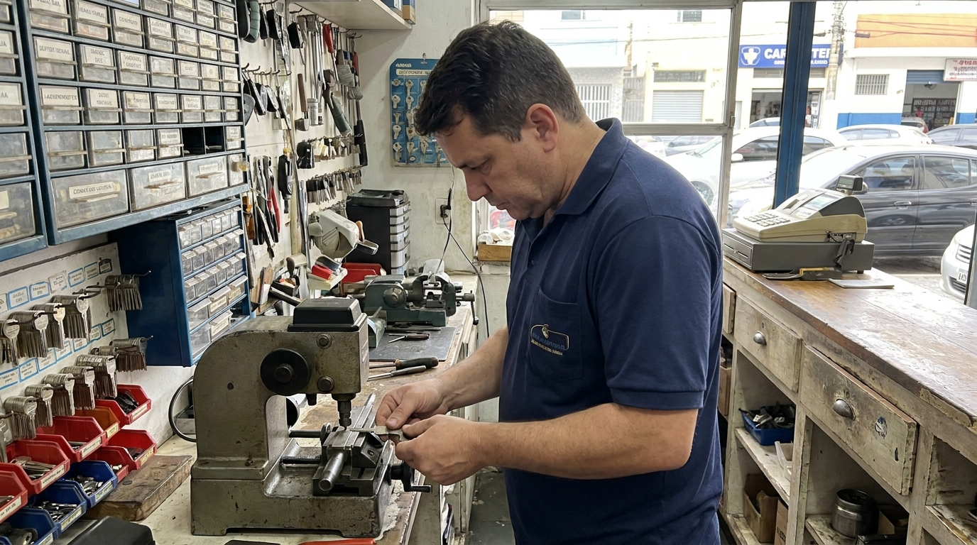 Confecção de Chave Automotiva profissional em Mogi das Cruzes‑SP